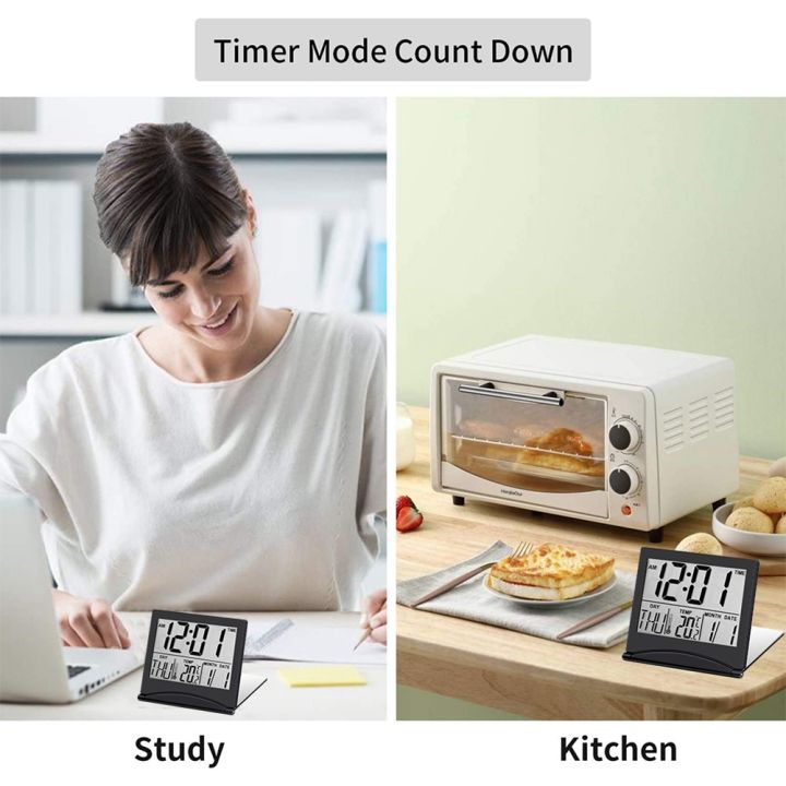 OUMERY%20Electronic%20Folding%20LCD%20Digital%20Alarm%20Clock%20Desktop%20Temperature%20Hygrometer%20Clock%20Weather%20Station%20Desk%20Table%20Clock%20Black%20-%20Image%203