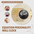 of Relativity Math Formula Wall Clock Scientist Physics Teacher Gift School Classroom Decor. 
