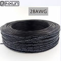 【Top-Rated Product】Ultra-soft 28AWG Silicone Wire 2P 3P 4P 6P Power Cable Multi-core Cable High Temperature Parallel Wire Black Test Line. 