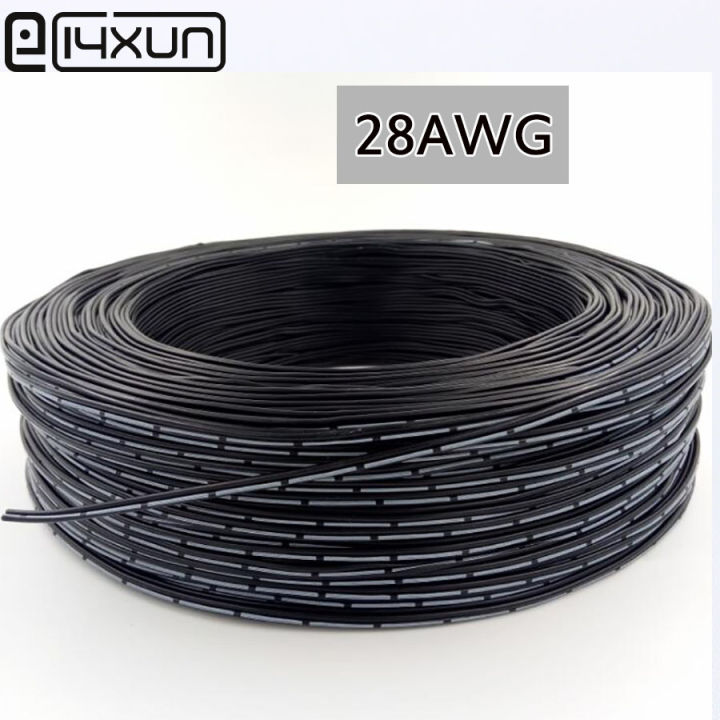 【Top-Rated Product】Ultra-soft 28AWG Silicone Wire 2P 3P 4P 6P Power Cable Multi-core Cable High Temperature Parallel Wire Black Test Line