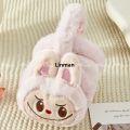New 1Pcs Labubu Rabbit Plush Earmuffs Cute Girls Warm Ear Muffs Retractable Frostproof Earmuffs Students Adults Children Can Use. 