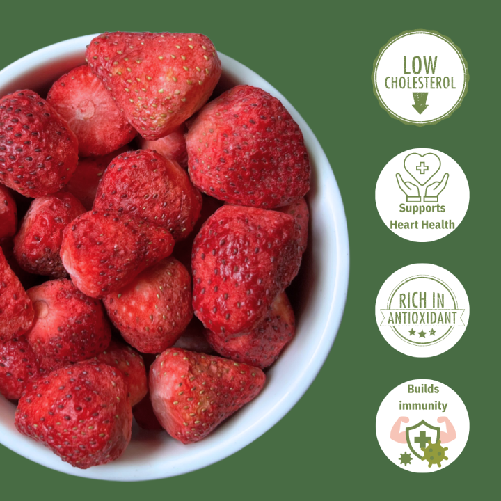 Khetipati%20Organics/%20Dehydrated%20Strawberry/%20Dried%20Strawberry/%20Healthy%20Snack%20-%20Image%203