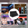 4 Pcs Corner Bass Trap Acoustic Panel Studio Sound Absorption Foam 12*12*24cm. 