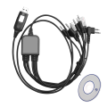 NEW USB Programming Cable for for icom Handy walkie talkie car radio CD Software. 
