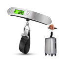Green LCD Digital Luggage Weighing Scale - 50Kg Mini Electronic Stainless Steel Hanging Scale. 