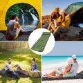 Camping Sleeping Pad with Pillow Built-in Pump Ultralight Inflatable Sleeping Mat Waterproof Camping Air Mattress for Backpacking Hiking Tent Traveling. 