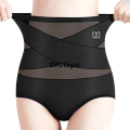 Difutagui 2025 NEW Breathable High Waist Postpartum Body Shaper Shapewear Large Size Panties 【2025 Version】 Briefs Belly Contracting Mulberry Silk Crotch Tummy Control Underwear Women. 