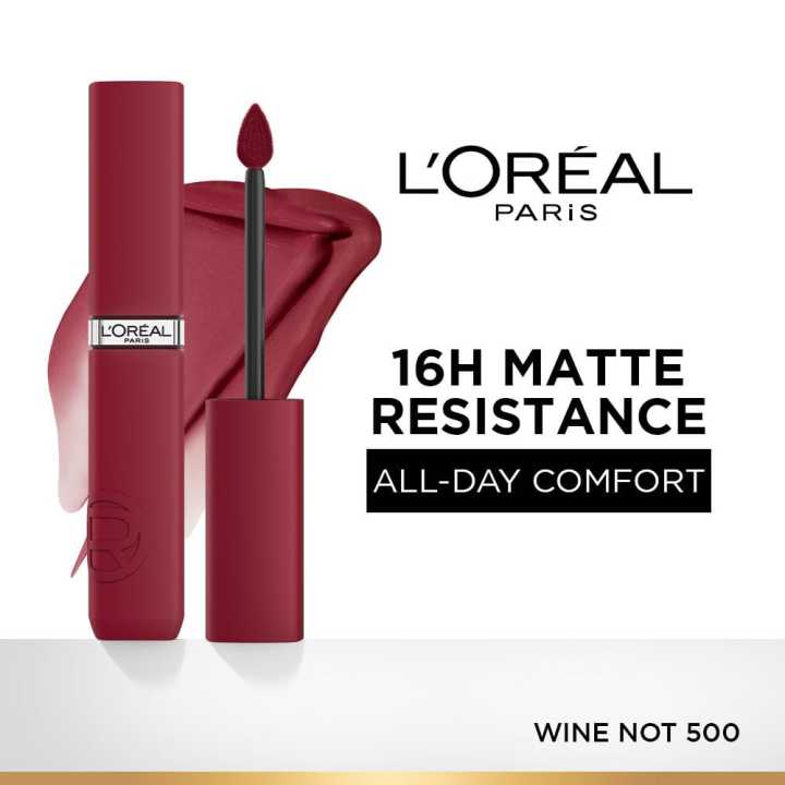 L'Oréal Paris Infallible Matte Resistance Liquid Lipstick - 500 Wine Not? ( 5ml )