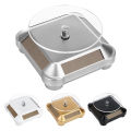 Solar Rotating Display Stand 360 Degrees Dual Use Stable Automatic Turntable For Showcase Layor. 