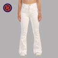 Nepster White High Rise Premium Stretchable Belly Jeans For Women. 