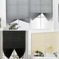 Portable Adjustable Thermal Insulated Bedroom Temporary Curtain Half Blackout Blind Travel Window Cover Sunshade Curtain Window Shade. 