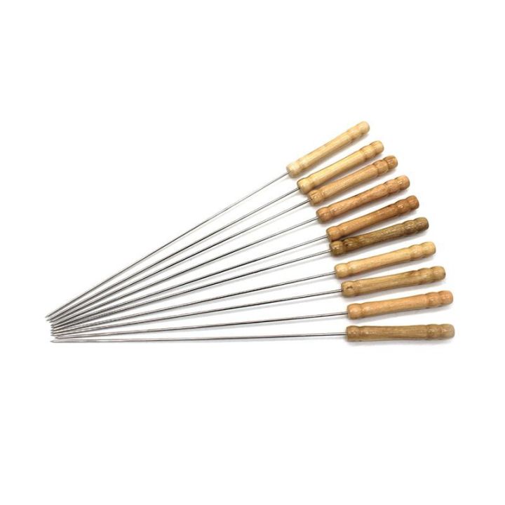 10pcs%20Stainless%20Steel%20BBQ%20Skewer%20Stick%20Barbecue%20Rod%20%5B%2030cm%20%5D%20-%20Image%203