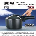 Hawkins Futura 2 Litre Pressure Cooker, Hard Anodised Inner Lid Pressure Cooker, Induction Cooker. 