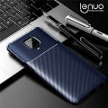 Lenuo for Xiaomi Redmi Note 9s / Redmi Note 9 Pro Max Case Silicone Matte Carbon Fiber Back Cover. 