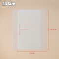 10Pcs Durable A4 A5 A6 A7 Notebook Divider Stationery Accessories Matte Inner Paper Separator Transparent PP Binder Organizer Baffle For Binder Planner. 