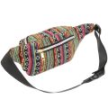 Women Ethnic Fanny Pack Retro Vintage Bum Bags Travel Hiking Waist Belt Purse Fanny Pack for Women Color B. 
