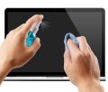 NIGSUR 2-Pack 3 in 1 Screen Cleaning Kit with Brush and Micro Fiber Cloth for PC Laptops LCD LED Mobiles & TV. 