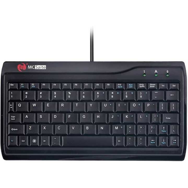 Super Mini Wired Keyboard, MCSaite Full Size 78 Keys Keypad Small Portable Fit With Professional Or Industrial Use For Computer Laptop Mac Notebook