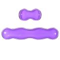 Easy To Clean Creative Clear Mouse Wrist Rest Transparent Ergonomic Silicone Gel Wrist Pad Effectively Comfortable Mouse Wrist Support Pad School. 