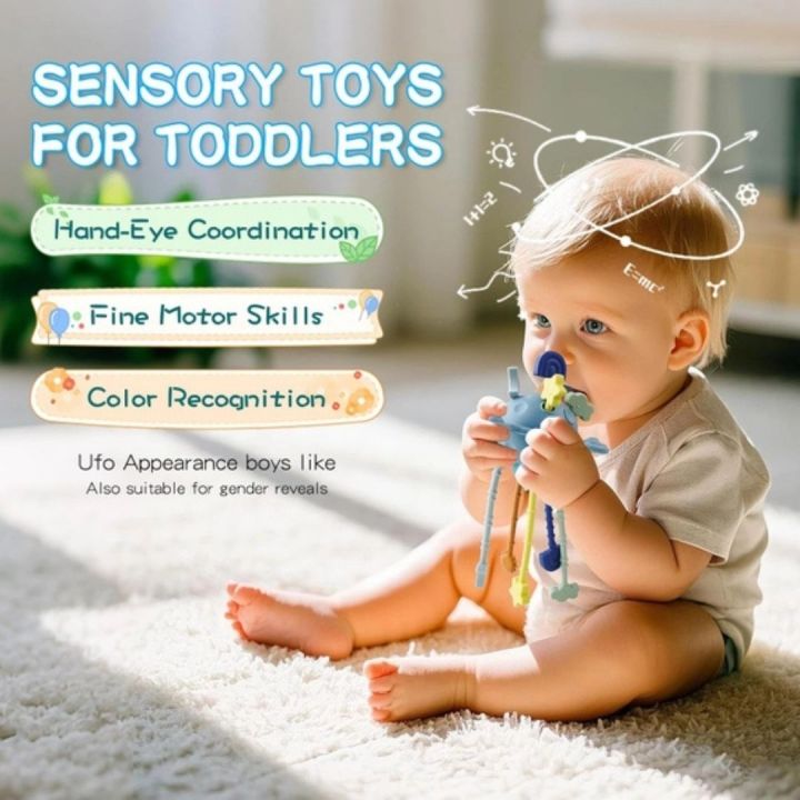 Interactive Baby Pull String Teether Toy – Safe & Fun Playtime | Daraz ...