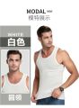 Vest Men's Pure Cotton Base Men's Loose I-Shaped Vest Sports Hurdle Fitness Summer Casual Sleeveless Inner Wear. 