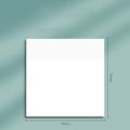 50 sheets per book Memo Pads PET Material Sticky Notes Transparent Simple Note Paper Scrapes Stickers Sticky. 