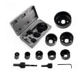 Dan Iron Tool 11 Pieces Woodworking Hole Saw Drill Bit Kit. 