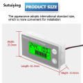 Sutuiying 6133A Battery Capacity Indicator DC8-100V LCD Digital Electricity New Meter Lithium LiFePO4 Lead-acid Cell 12V 24V 48V 72V Voltmeter. 