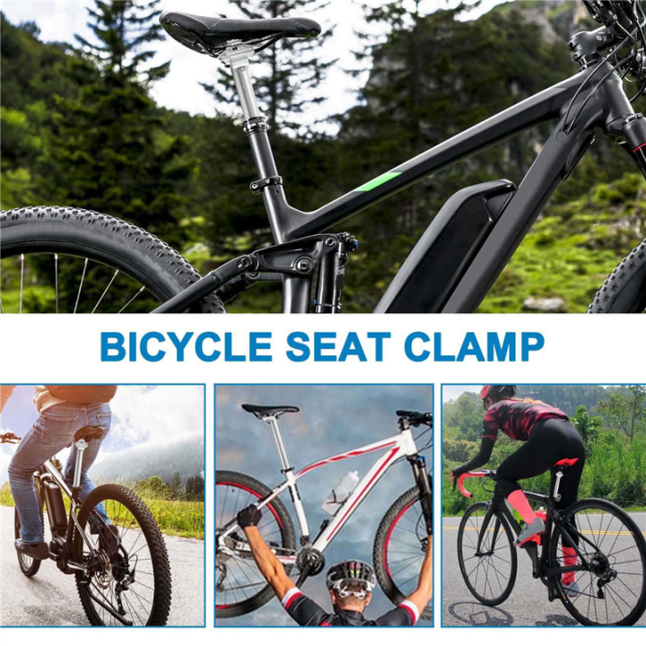 NAMUNY%202X%20Bicycle%20Seatpost%2027.2mm%20Aluminium%20Alloy%20Seat%20Post%20with%20Adjust%20Clamp%20for%20Bike%20Road%20Track%2027.2X300mm,Silver%20-%20Image%205