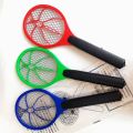 Summer Supplies Plastic Electric Fly Insect Racket Mosquito Wasp Red Yellow Blue Mosquitos Killer Portable Electronic Mosquito Racket Outdoor Indoor. 