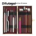 Difutagui Original 20pc Ear Pick Set Ear Canal Cleaning Massager Goose Feather Stick Earpick Stainless Steel Ear Wax Pickers Wax Remover Cleaner. 
