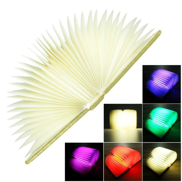 Awesome Led Usb Rechargeable Folding Book Light Lamp
