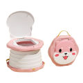 Trendiq Foldable Baby Toilet Foldable Portable Toddler Travel Potty with Splash Guard Compact Kids Toilet for On-the-go Use Abs Material. 