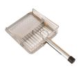 Multifunctional Stainless Steel Cat Litter Shovel Fine Hole Non-Stick Cat Poop Scooper with Hanging Hook Fast Sifting Waste Removal Sifting Tool Cats Toilet. 
