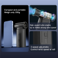 JAERBEE Mini Turbo Jet Fan Air Blower Portable Cordless Computer Keyboard Cleaner 100000RPM Brushless Turbo Fan Air Duster. 