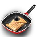 Hawkins Grill Pan, Non Stick Die Cast Grilling Pan with Glass Lid. 