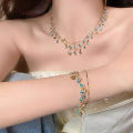 Double Layered Shell Tassel Necklace Bracelet Luxury Exquisite Accessories Gifts ZH. 