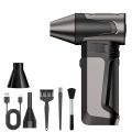 Mini Air Duster 52m/s 130000RPM Turbofan Adjust Speed Dust Removal Snow Whiz Led Turbo Blower Dust Blower Powerful High Power Jet Fan Car Cleaning. 