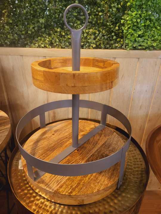 Wooden Dessert Stand