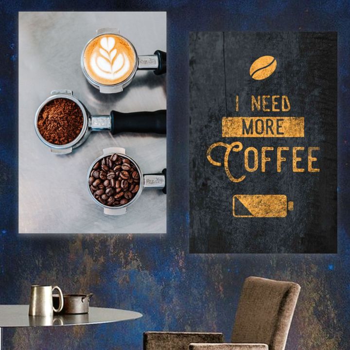 Coffee%20quotes%204pcs%20panel%20wall%20frame%20-%20Image%203