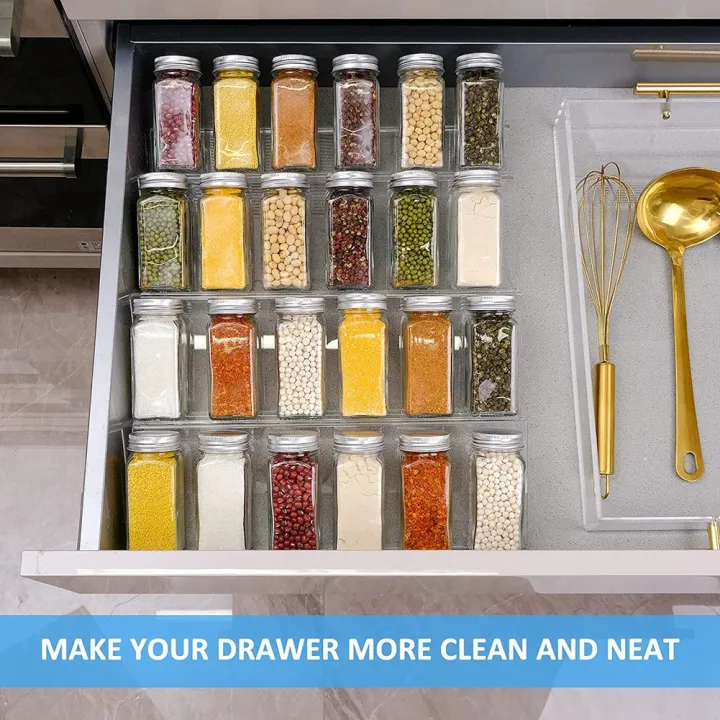 Spice%20Drawer%20Organizer%20for%20Cabinet,%20and%20Spice%20Rack%20Drawer%20Organizer-%20Adjustable%20Design%201%20Pack%20-%20Image%205
