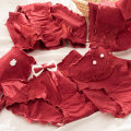 Class A cotton panties women's 5A antibacterial pure cotton crotch natal year lolita red girl snake year new year trousers. 