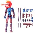 Small Flexible Movable Model Dolls Kids Joint DIY Puppet Action DIY Kit Color 3D Printed Multi Robot Toy Creative Action Articulating Favorite Pose Statue. 