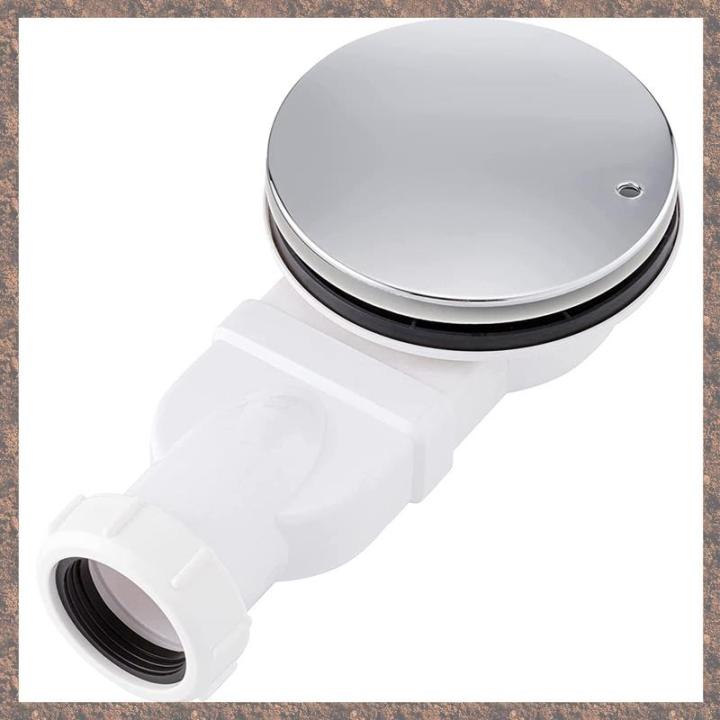 Low Profile Shower Drain – Chrome Plated ABS, 90mm Side Outlet, 33.6 L/min Flow, Slim 1.6" Height, Silicone Vapour Barrier, Easy Clean