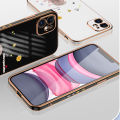 Hontinga for OPPO A83 Back Cover Luxury 6D Plating Lovely Girl Soft Silicone Phone Case. 