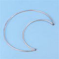 ARELENE 2X Moon Catcher Metal Hoop Rings Circle Macrame for DIY Craft Dream Catcher Making Wall Hanging Decoration. 