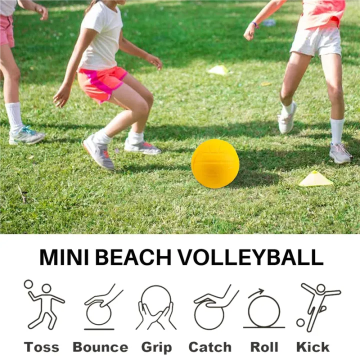 Cluellp-%20Roundnet%20Game%20Ball%20Replaceable%20Competitive%20Balls%20Mini%20Volleyball%2012-Pack%20with%20Pump%20-%20Image%203