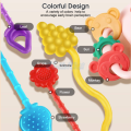 teething baby toys baby bottle bell gum food grade toy chewing baby] fullyoung [_520 store HelloKimi baby teether rattle toy smart grip toy. 