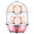 Double Layer Egg Boiler Electric Cooker - Color Assorted. 