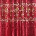 Red Color Printed Design Curtains Per Pcs 5/7Ft. 